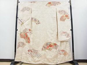 平和屋2■豪華振袖　駒刺繍　地紙吉祥花唐草文　金彩　逸品　DAAC6067fe