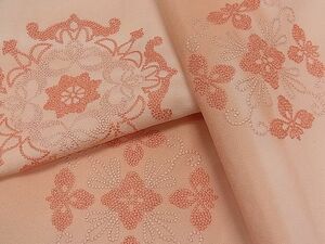 平和屋1■訪問着　総刺繍　正倉院草花文　暈し染め　逸品　CAAB5426ua