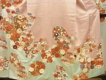 平和屋野田店■豪華振袖　駒刺繍　花丸文　暈し染め　金彩　逸品　BAAD2356xi_画像2