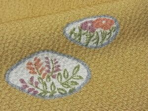  flat peace shop 1# fine pattern single .. flower writing ... kimono CAAB2356yc