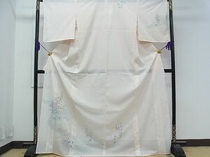 平和屋1■夏物　訪問着　絽　流水草花文　暈し染め　洗える着物　CAAB1180ch