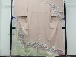 平和屋1■訪問着　吉祥枝花文　暈し染め　逸品　CAAB1239ch