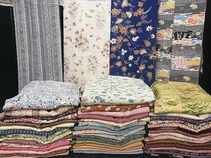 平和屋■1円 小紋 まとめて 50点 蝶 松竹梅 更紗 花柄 七宝 型染め など 着用可能多数 未使用品あり 全て正絹 se1547