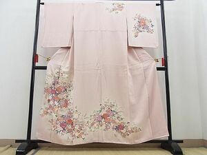 平和屋川間店■訪問着　友禅　花尽くし　暈し染め　逸品　n-ow0766