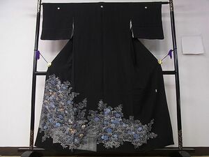  flat peace shop 1# gorgeous kurotomesode author thing piece embroidery folding screen . writing excellent article CAAC7023ng