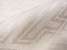 平和屋1■上質な長襦袢　無双仕立て　紗綾形地紋　逸品　CAAC7070ng_画像4