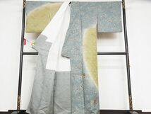 平和屋-こころ店■訪問着　駒刺繍　草花文　暈し染め　金彩　正絹　逸品　AAAD1594Ahg_画像2