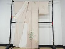 平和屋-こころ店■夏物　訪問着　絽　草花文　暈し染め　金彩　高島屋扱い　正絹　逸品　AAAE9267Acs_画像2