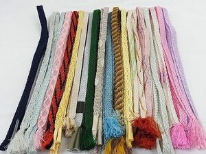  flat peace shop - here . shop # summer thing kimono small articles obi shime 20 pcs set race collection . tree . gold yarn breakage .. excellent article unused goods equipped AAAE4740Boa