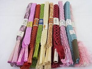  flat peace shop - here . shop # summer thing kimono small articles fine quality obi shime 10 pcs set race collection ... excellent article unused goods great number AAAE4753Boa