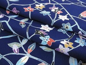  flat peace shop 2# fine pattern single . branch flower writing ... kimono DAAC2481ic
