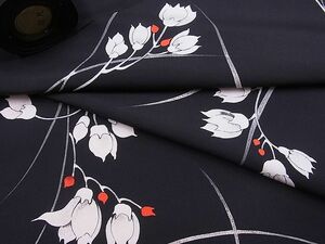 flat peace shop 2# feather woven * coat cloth feather shaku branch flower black ground excellent article unused DAAC8275zzz