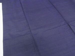 平和屋2■男性　紬　色無地　深紫色　逸品　DAAA3894rt