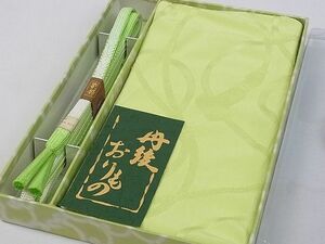 平和屋1■和装小物　上質な帯締め・帯揚げセット　紐文　丹後ちりめん　逸品　未使用　CAAB2189ju