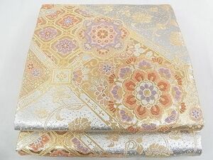 平和屋2◎佐賀錦　六通柄袋帯　唐織　天井花文　金銀糸　逸品　DAAD5035rt