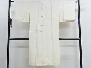 平和屋1■上質な長襦袢　扇面草花地紋　逸品　未使用　CAAB6263ze