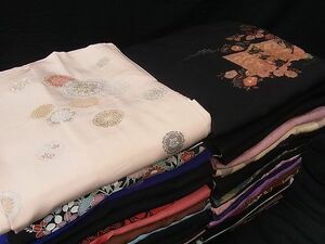 平和屋-こころ店■羽織 まとめて 50点 更紗 花柄 寿光織 友禅 絞り 刺繍 金銀糸 など 着用可能多数 未使用品あり すべて正絹 hi1602