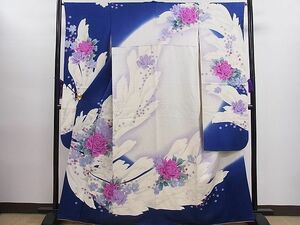  flat peace shop 1# gorgeous long-sleeved kimono rose excellent article CAAD0130fb