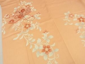 平和屋野田店■訪問着　刺繍　文箱花唐草文　逸品　n-iz1495