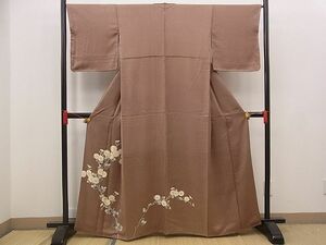 平和屋野田店■豪華色留袖　刺繍　万寿菊　金糸　逸品　未使用　n-jx0762