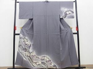 平和屋野田店■訪問着　手描き　辻が花　ぼかし染め　逸品　BAAD9339gt