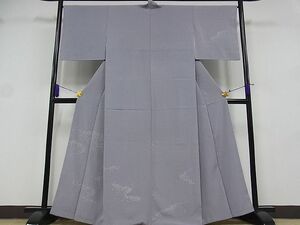 平和屋野田店■訪問着　刺繍　箔散らし文様　着丈162cm　裄丈66.5cm　正絹　逸品　B-wt8883