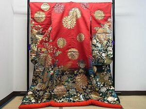  flat peace shop 1# colorful wedding kimono Japanese clothes wedding wedding bride god company . type .. phoenix flower writing gold silver . rhinestone excellent article CAAC5537gh