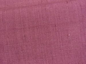 平和屋1■上質な紬　色無地　紫色　逸品　CAAD0291fb