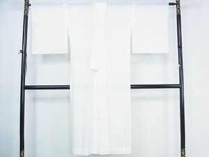平和屋■夏物　長襦袢　絽　白色　洗える着物　未使用　DAAC1905wb