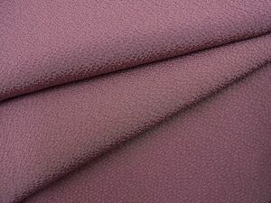 平和屋野田店■上質な色無地　紋意匠　京紫色　逸品　n-ne2335