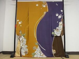  flat peace shop - here . shop # gorgeous long-sleeved kimono piece embroidery ... gold paint silk excellent article AAAF9372Bnp