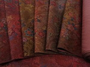  flat peace shop - here . shop # fine pattern cloth put on shaku flowers and birds writing .. dyeing gold paint silk excellent article unused AAAE4873Boa