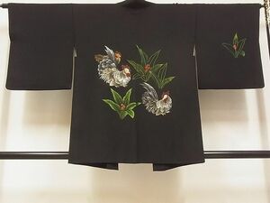  flat peace shop - here . shop # feather woven total embroidery chicken black ground silk excellent article AAAF0626Ata