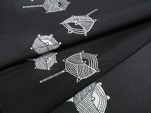  flat peace shop 2# summer thing fine pattern . thread volume black ground ... kimono DAAC5850op