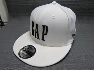 NEW ERA ニューエラ × GAP　50周年記念コラボ　9 FIFTY　キャップ　帽子　白　スナップバック フリーサイズ　S2405E