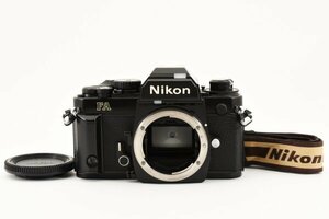 ★超美品　動作確認済★ NIKON ニコン FA ブラック フィルムカメラ　モルト新品交換済 #C684