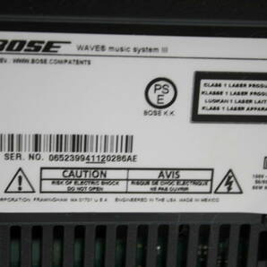 TH04309 Bose Wave music systemⅢ CDプレーヤー ラジオ 通電確認済 難あり 現状品の画像6