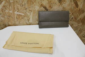 TH05097　LOUIS VUITTON　ヴィトン　ポルトフォイユ　高さ約10㎝×幅約19㎝×マチ約2.5㎝(折り畳み時)　シリアルCA0051　中古品