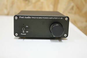 TH05138　Fosi　Audio　TPA3116　ミニパワーアンプ　通電・動作未確認　現状品