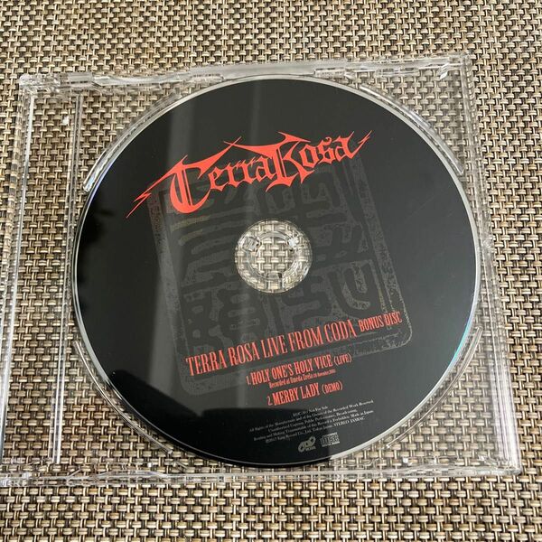 TERRA ROSA ★非売品CD★LIVE FROM CODA demo