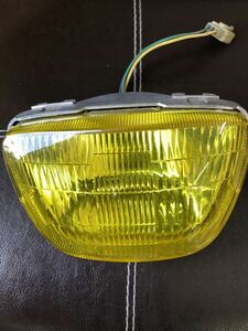 アプリオ 純正 ヘッドライト 黄色 4LV タイプ２　APRIO TYPE2 点灯確認済 イエロー　レンズ