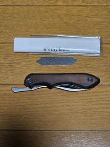 1円スタート　フェデカ　折畳式料理　ナイフ　it’s my knife　銀紙３号　ステンレス鋼　FEDECA オリジナル アウトドア キャンプ