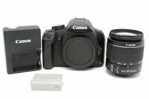 【良品】Canon キヤノン デジタル一眼レフカメラ EOS Kiss X3 + おまけレンズ(EF-S 18-55mm F3.5-5.6 IS II) セット #45304582