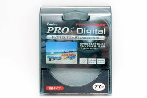 【美品】Kenko 77mm PRO1D (W) ケンコー プロテクター(W) カメラ用 レンズ保護フィルター #4555