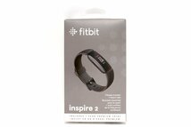 【良品】Fitbit Inspire2 フィットネストラッカー Black ブラック 心拍計 活動量計 睡眠計 リストバンド #4596_画像1