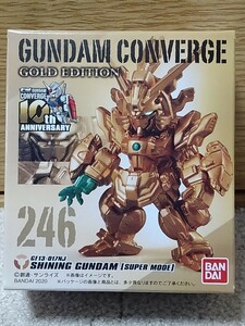 FW GUNDAM CONVERGE GOLD EDITION 246 GF13-017NJ シャイニングガンダム　スーパーモード　コンバージ　ゴールドエディション