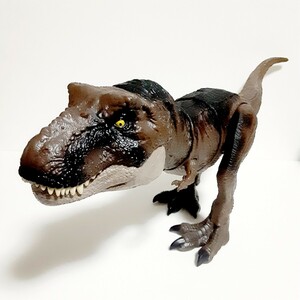 マテル ジュラシックワールド T-レックス ティラノサウルス 動作確認済み 恐竜 