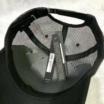 新品正規品 定価6.6万円 AMIRI 23FW STAGGERED LOGO TRUCKER HAT CAP / BLK アミリ スナップバック トラッカーキャップ 帽子 平野紫耀_画像7