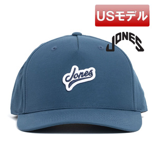 (USモデル)ジョーンズ スクリプト アスレチック ゴルフキャップ スチールブルー ゴルフ用帽子 JONES GOLF