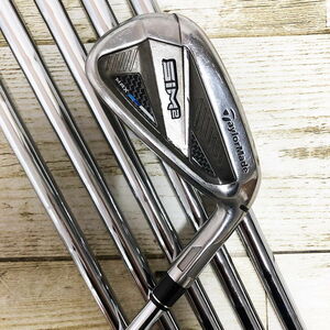 (中古)テーラーメイド SIM2 MAX アイアンセット 6-9P,A 6本組 Sフレックス KBS MAX MT85 JP 右利き用 Cランク Taylormade